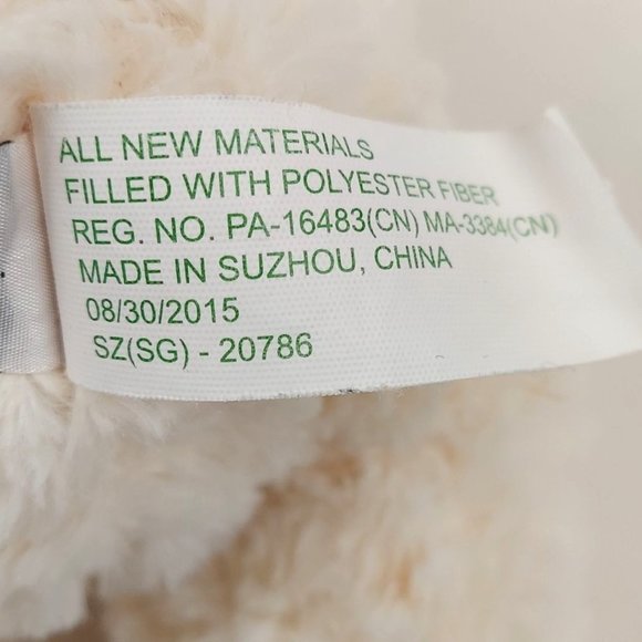 Cuddle Barn Bunny Rabbit Pink Yellow Fuzzy Stuffed Animal Plush Spring Easter - Picture 4 of 10